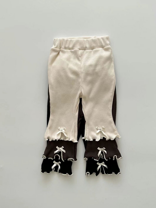 Ribbon Knit Kids Pants *3 Colors