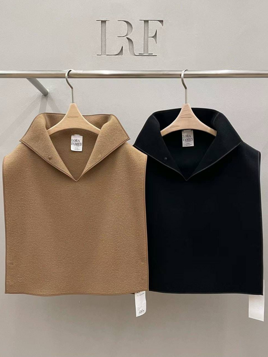 Sleeveless Collared Knit Top *2 Colors