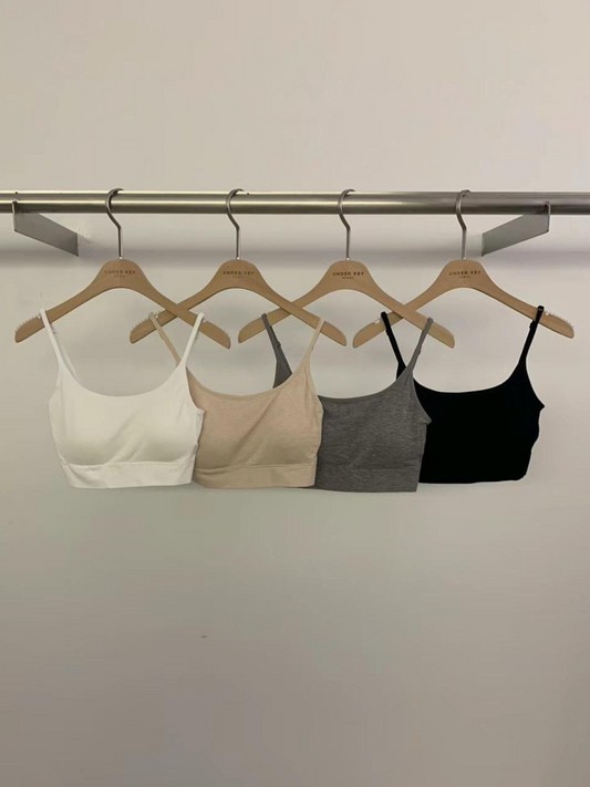 Scoop Neck Padded Bralet *4 Colors