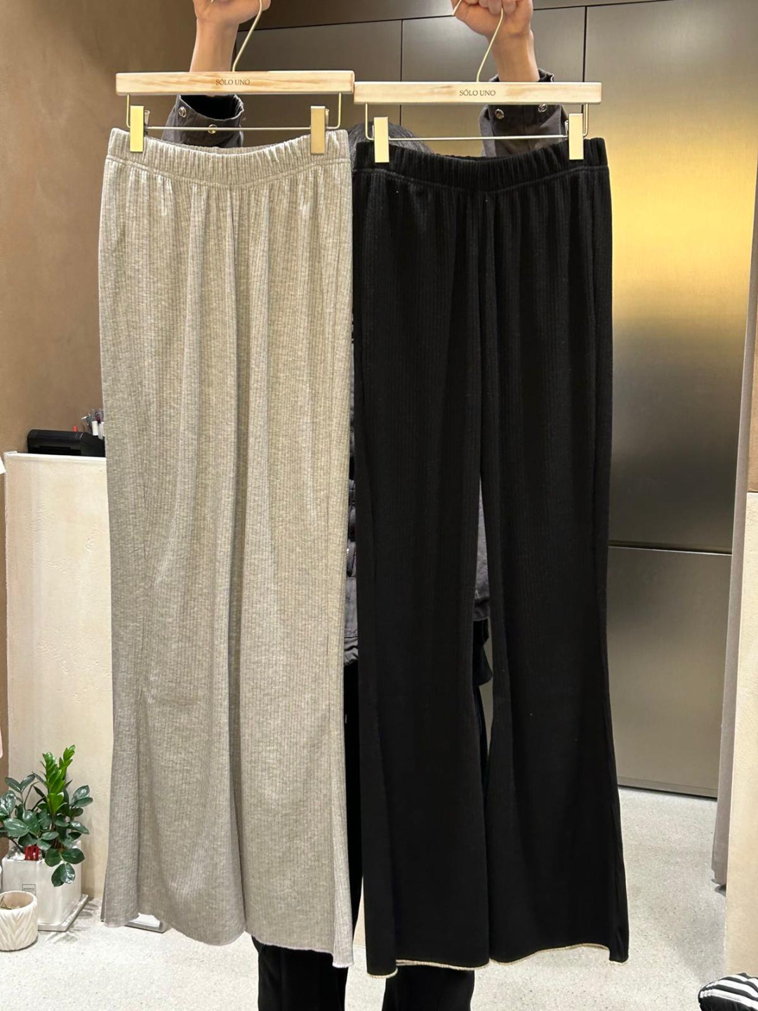 Wide-leg Knit Lounge Pants *3 colors