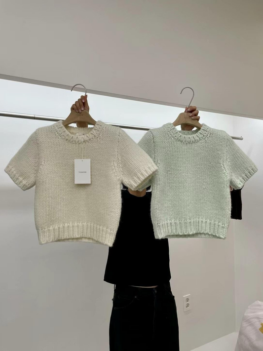 Toogood Knitted Short Sleeve Sweater *4 Colors