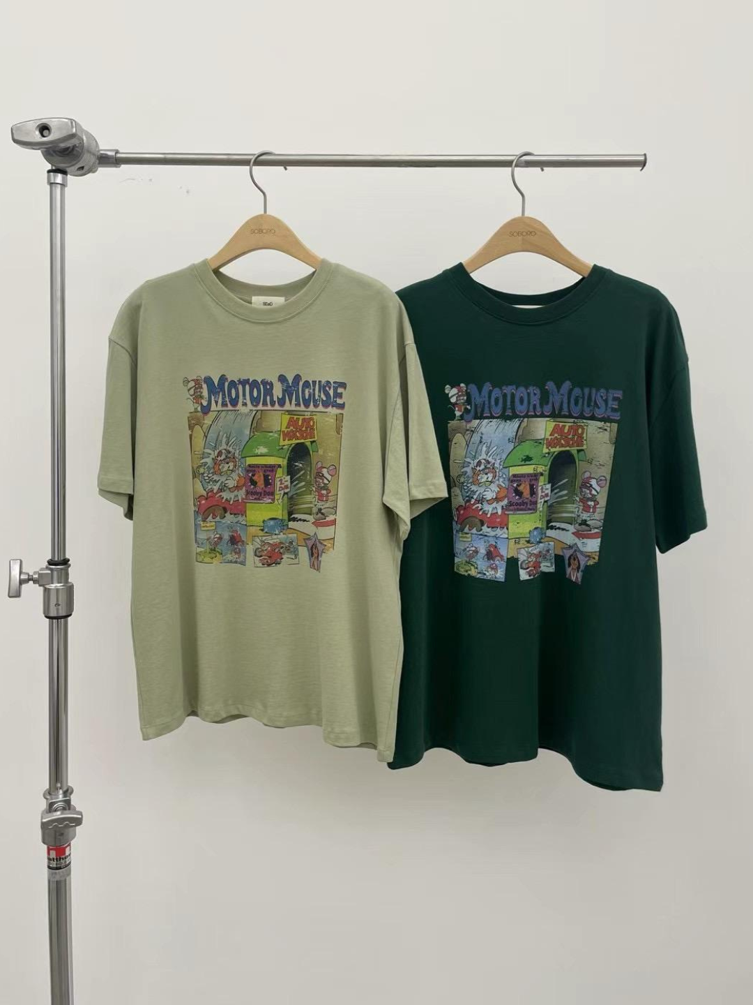 MotorMouse Printed Short Sleeved T-Shirt *2 Colors