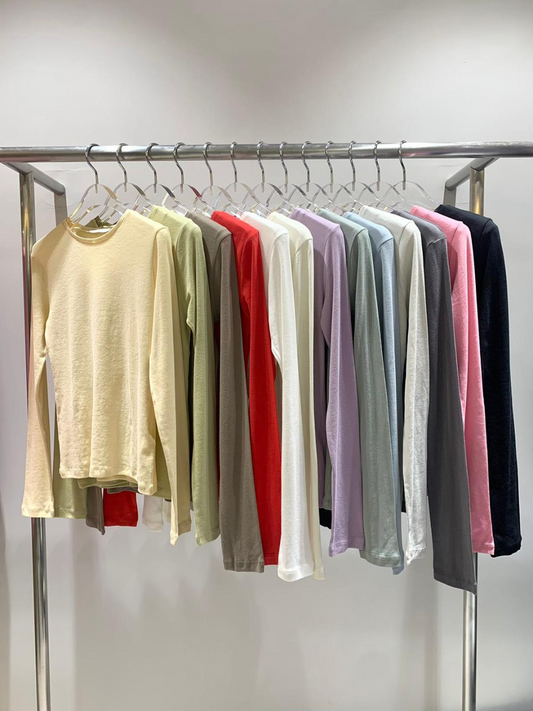 Casual Long Sleeved T-Shirt *13 Colors