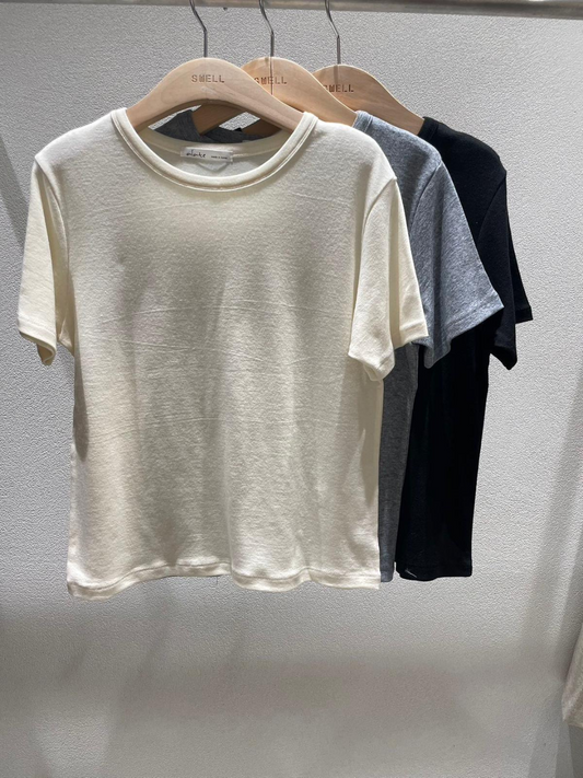 Round Neck Classic Short Sleeve T-Shirt *3 Colors