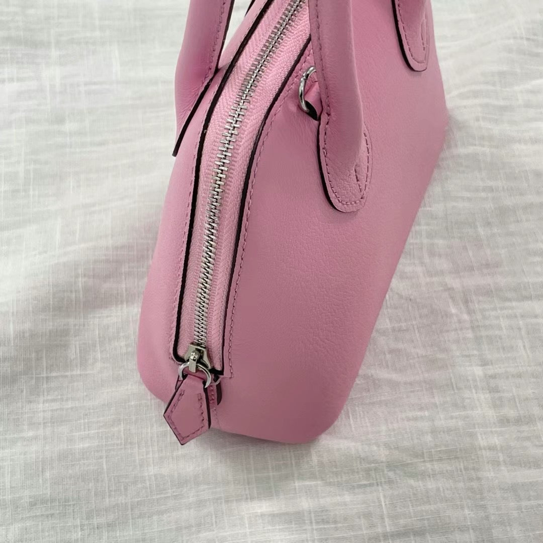 Genuine Leather Handmade Mini Bowling Bag