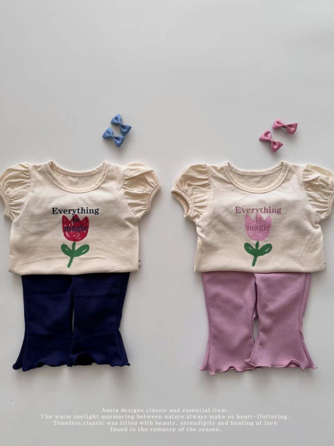 Tulip Short Sleeved Kids Tee *2 Colors