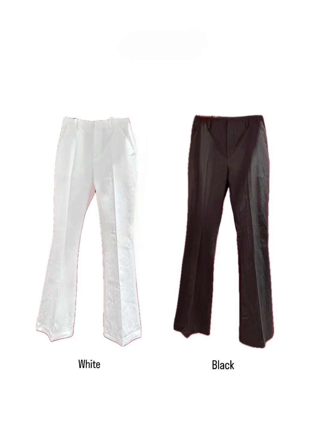 High-waisted Straight Pants *2 Colors