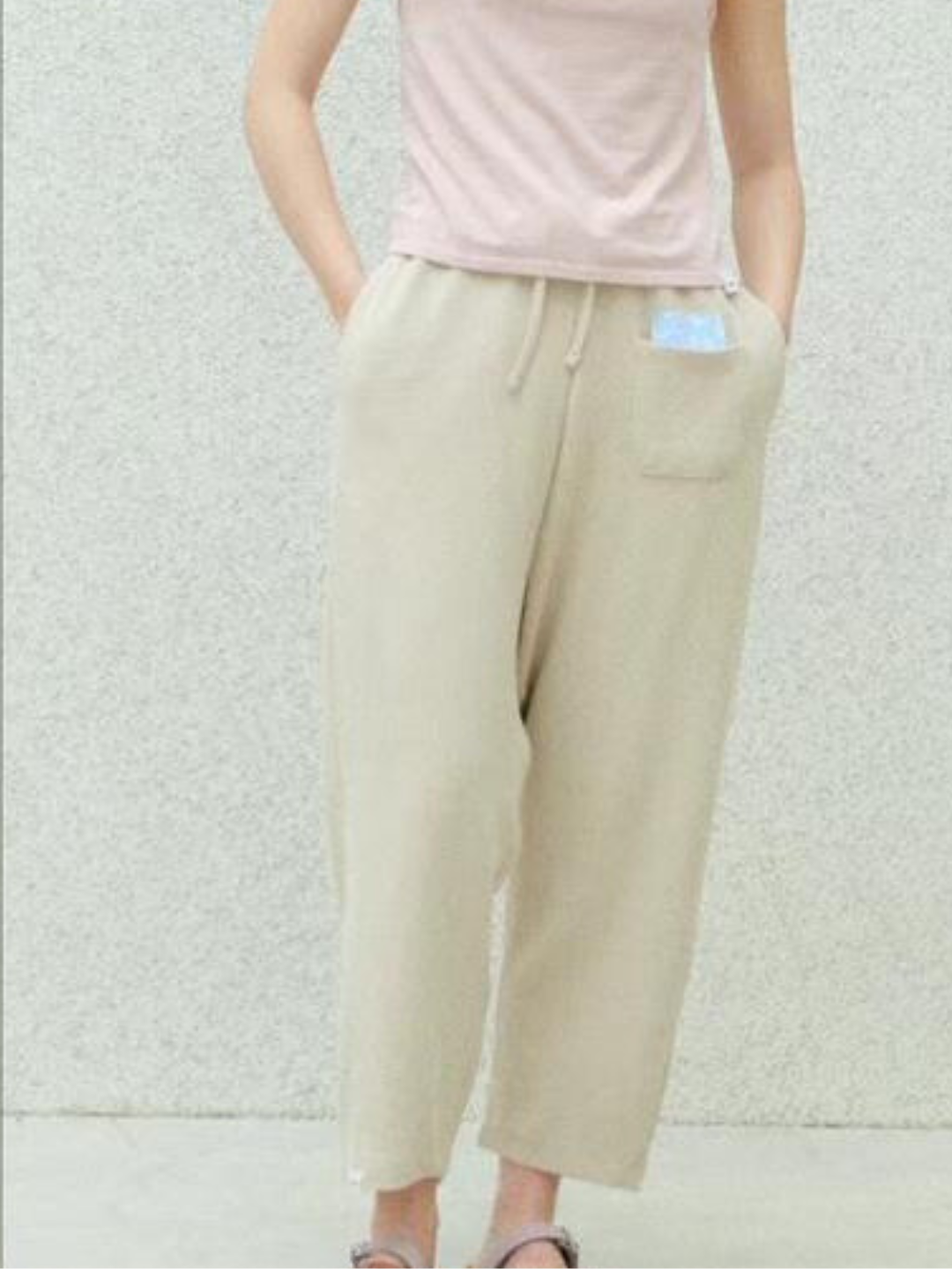 Wide-leg Casual Capri Pants *3 Colors