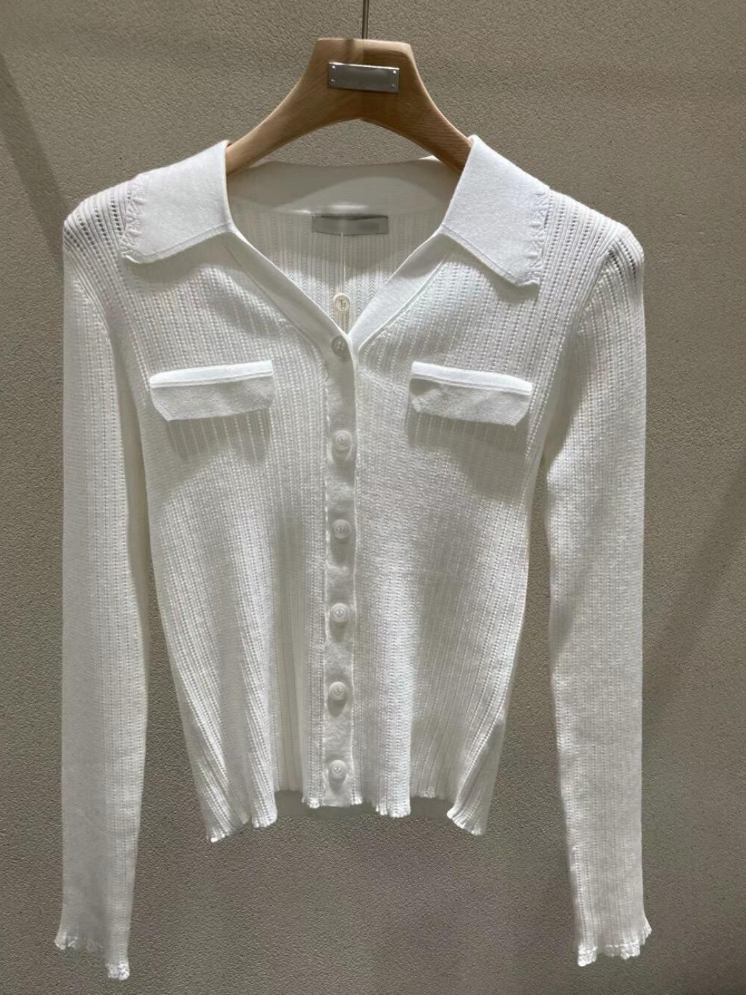 Collared Button-down Knitted Cardigan *3 Colors