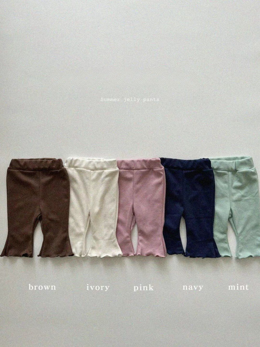 Jelly Flared Kids Pants *5 Colors