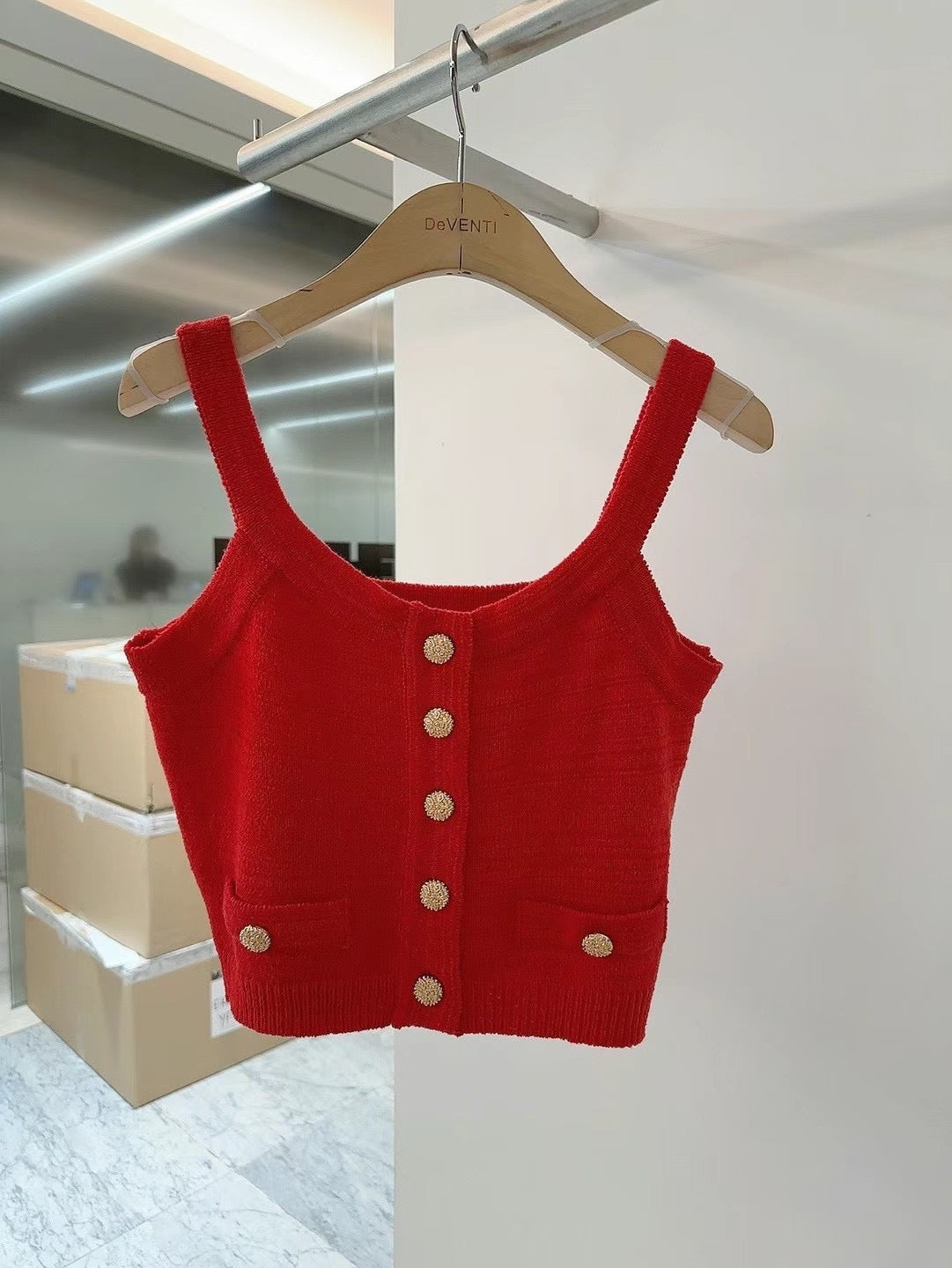 Button Knit Camisole