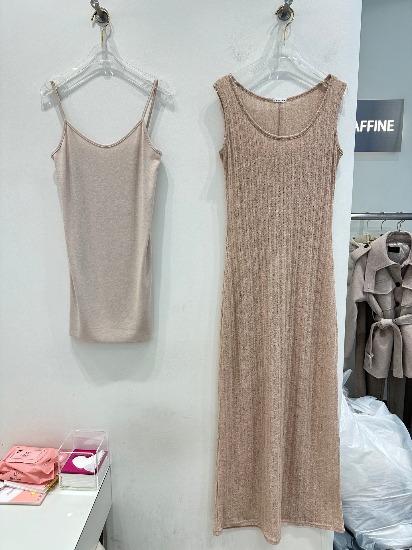 Sleeveless Knit Dress Set