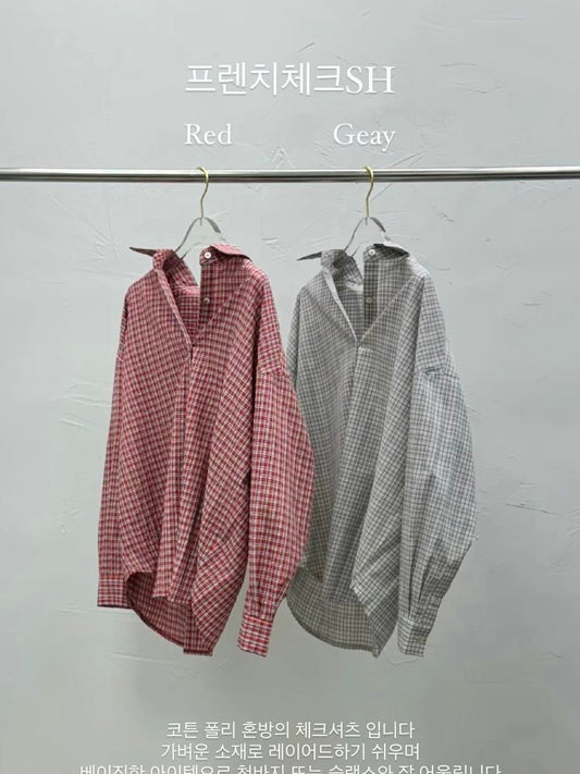 Checkered oversized Shirt