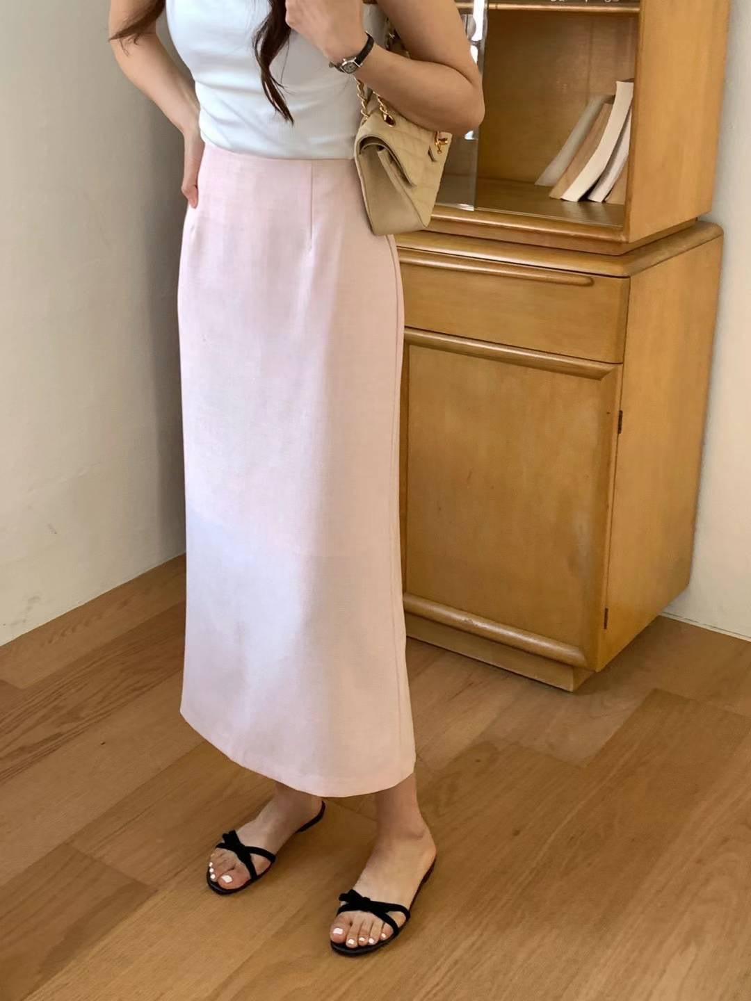 Midi pencil skirt