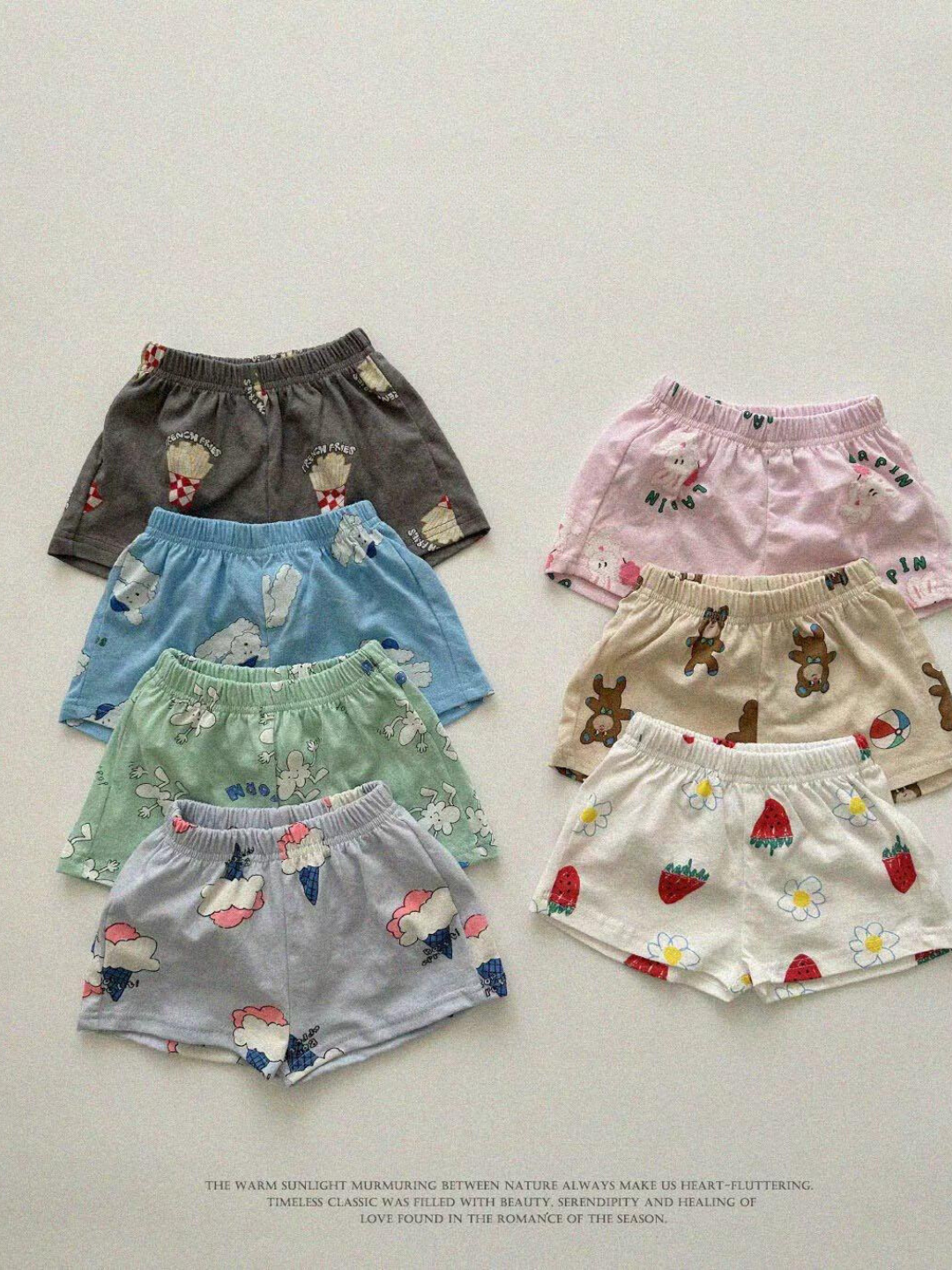 Summer Printed Kids Shorts *7 Colors