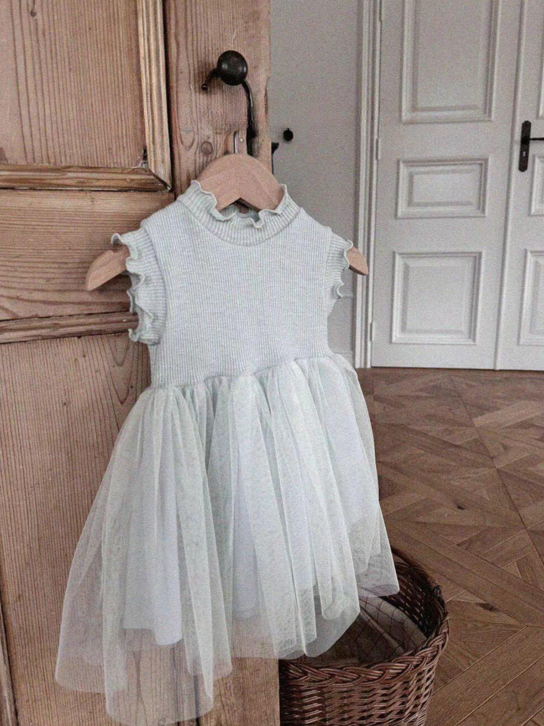 Camellia Frill Tutu Kids Dress *3 Colors