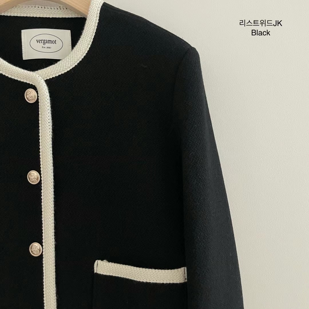 Vergamot Monochrome Tweed Blazer