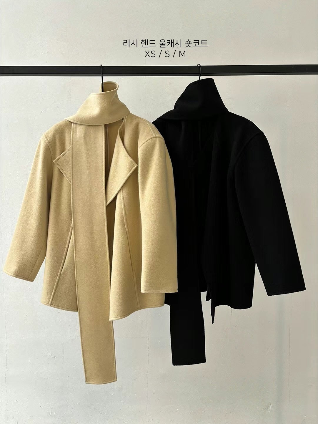 Cashmere Wool Wrap Coat