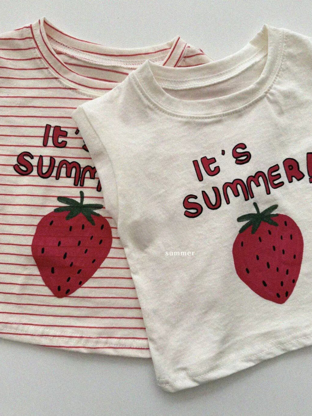 Strawberry Short Sleeved Kids Tee *2 Colors