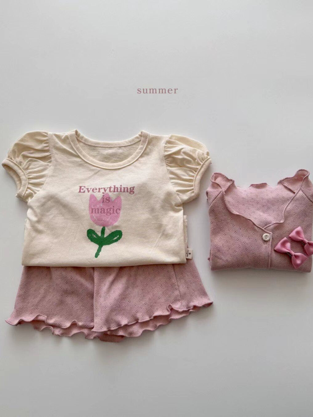 Tulip Short Sleeved Kids Tee *2 Colors