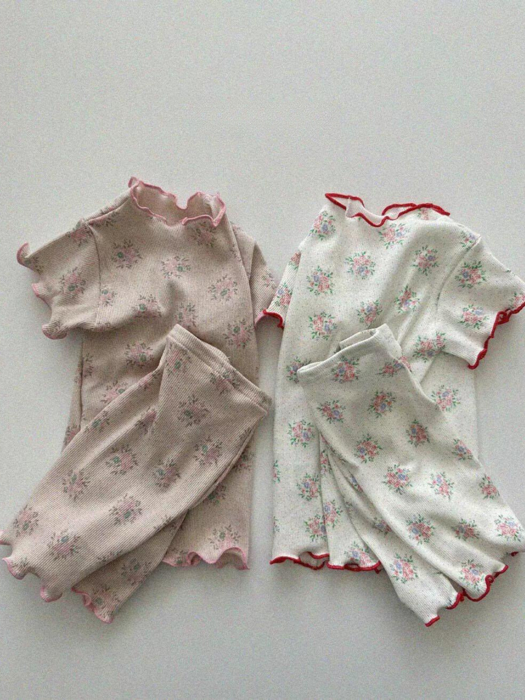 Summer Flower Homewear Kids Set *2 Colors