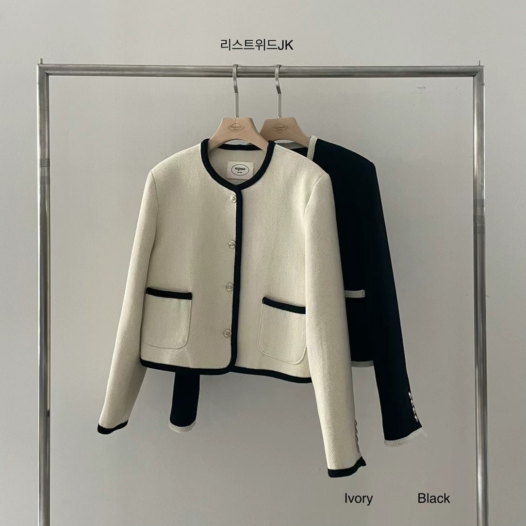 Vergamot Monochrome Tweed Blazer