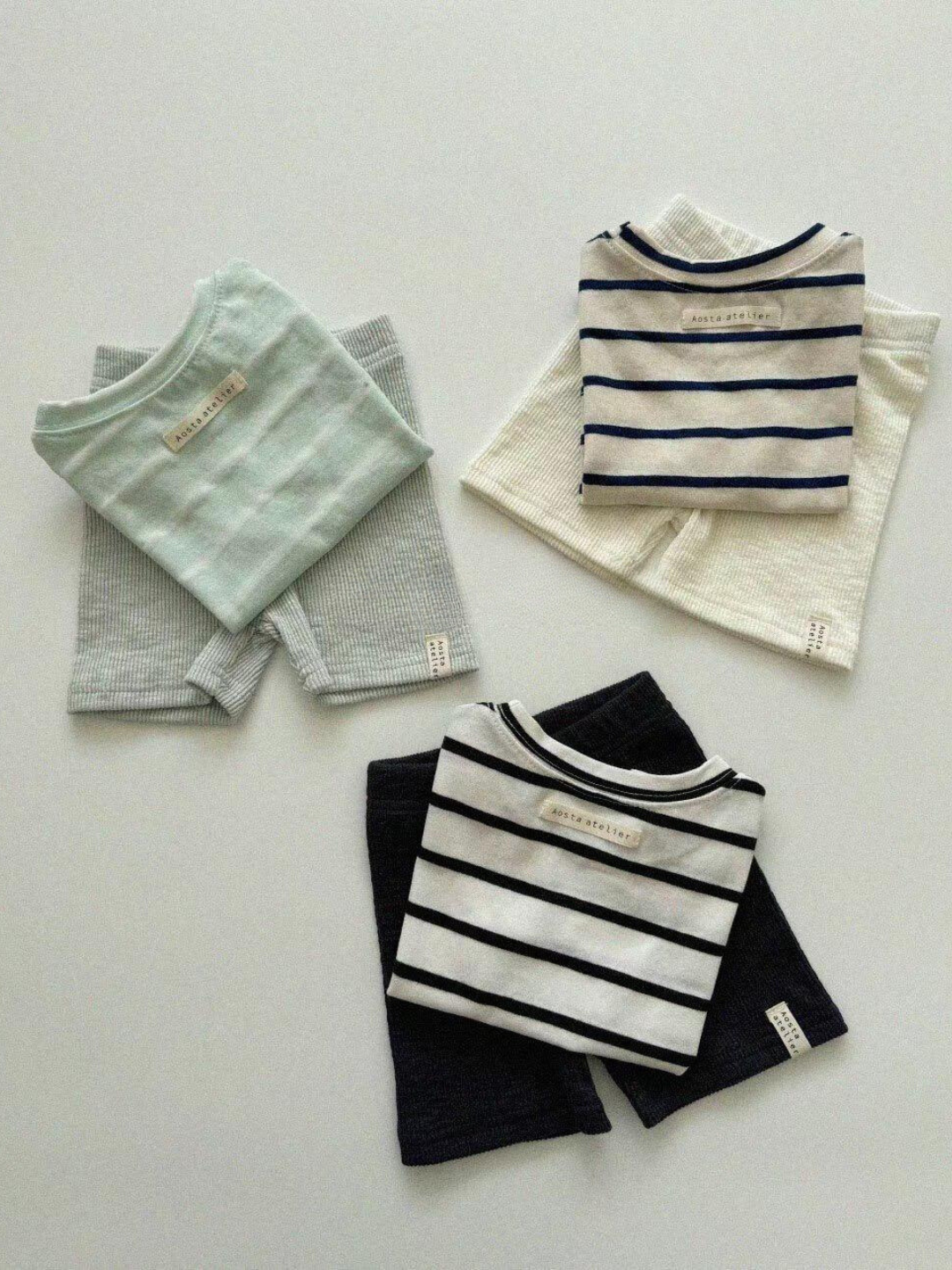 Striped Short Sleeved Signature Kids Tee *6 Colors