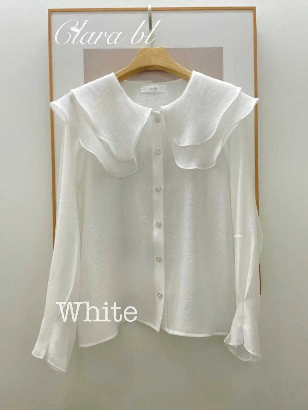 ‘Clara’ Chiffon Ruffled Blouse