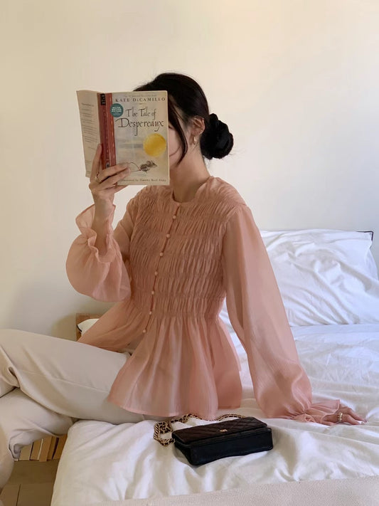 Chiffon Crinkle Blouse