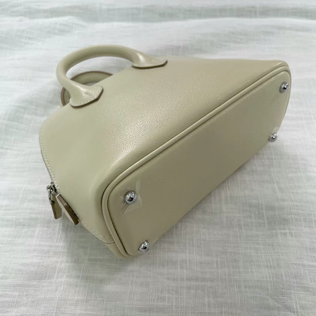 Genuine Leather Handmade Mini Bowling Bag