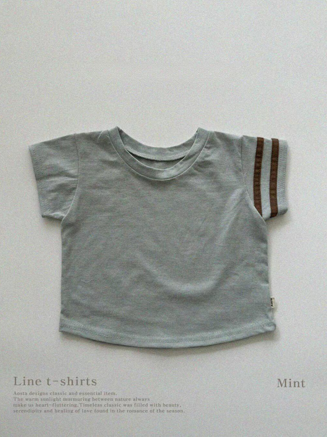 Striped Short Sleeved Kids T-shirt *3 Colors