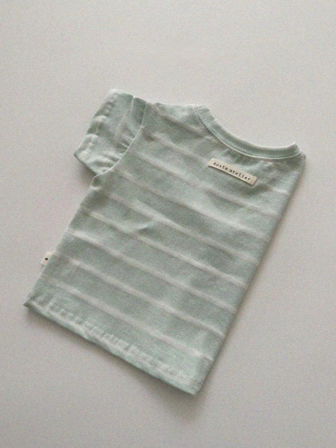 Striped Short Sleeved Signature Kids Tee *6 Colors