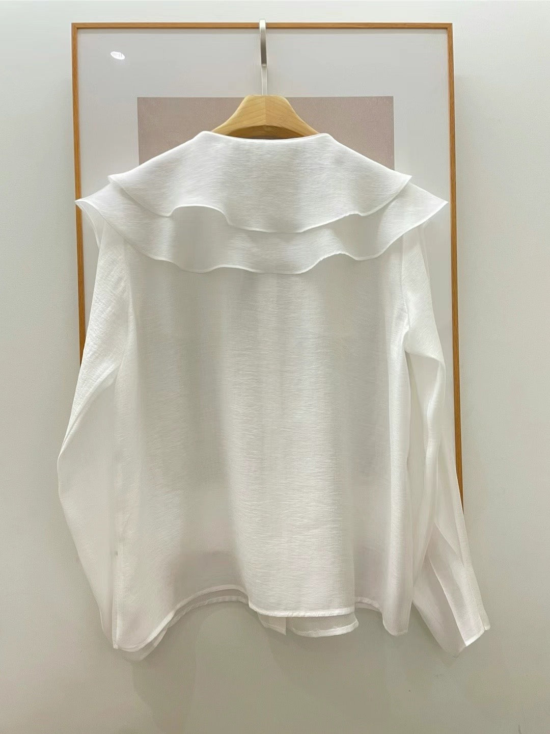 ‘Clara’ Chiffon Ruffled Blouse