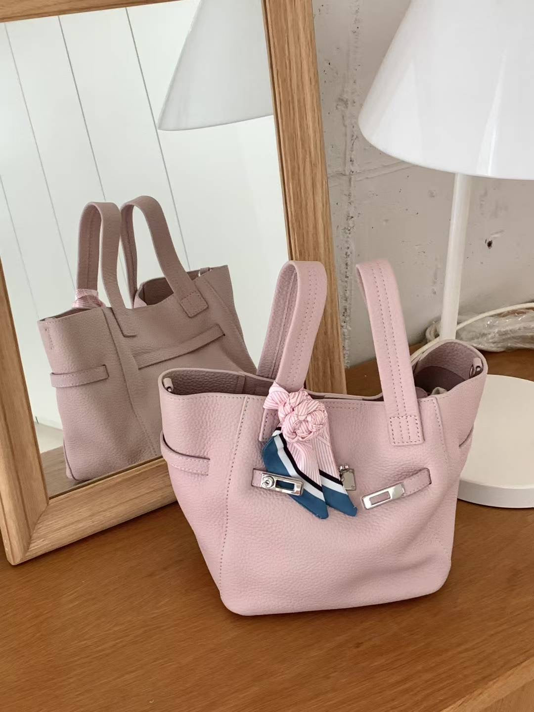 Handmade Clemence Leather Tote Bag