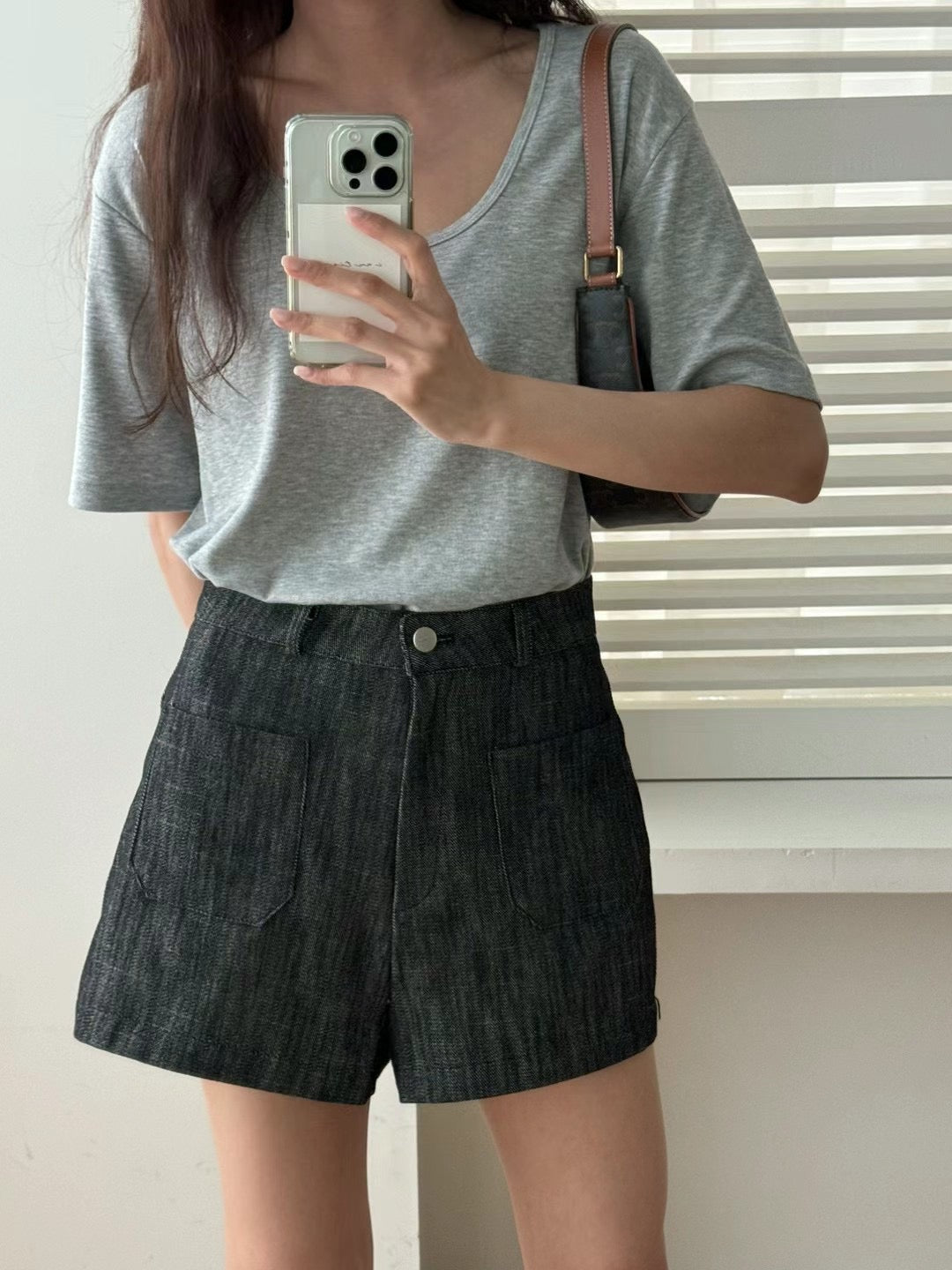 High Waisted Cotton Shorts *2 colors 5624902