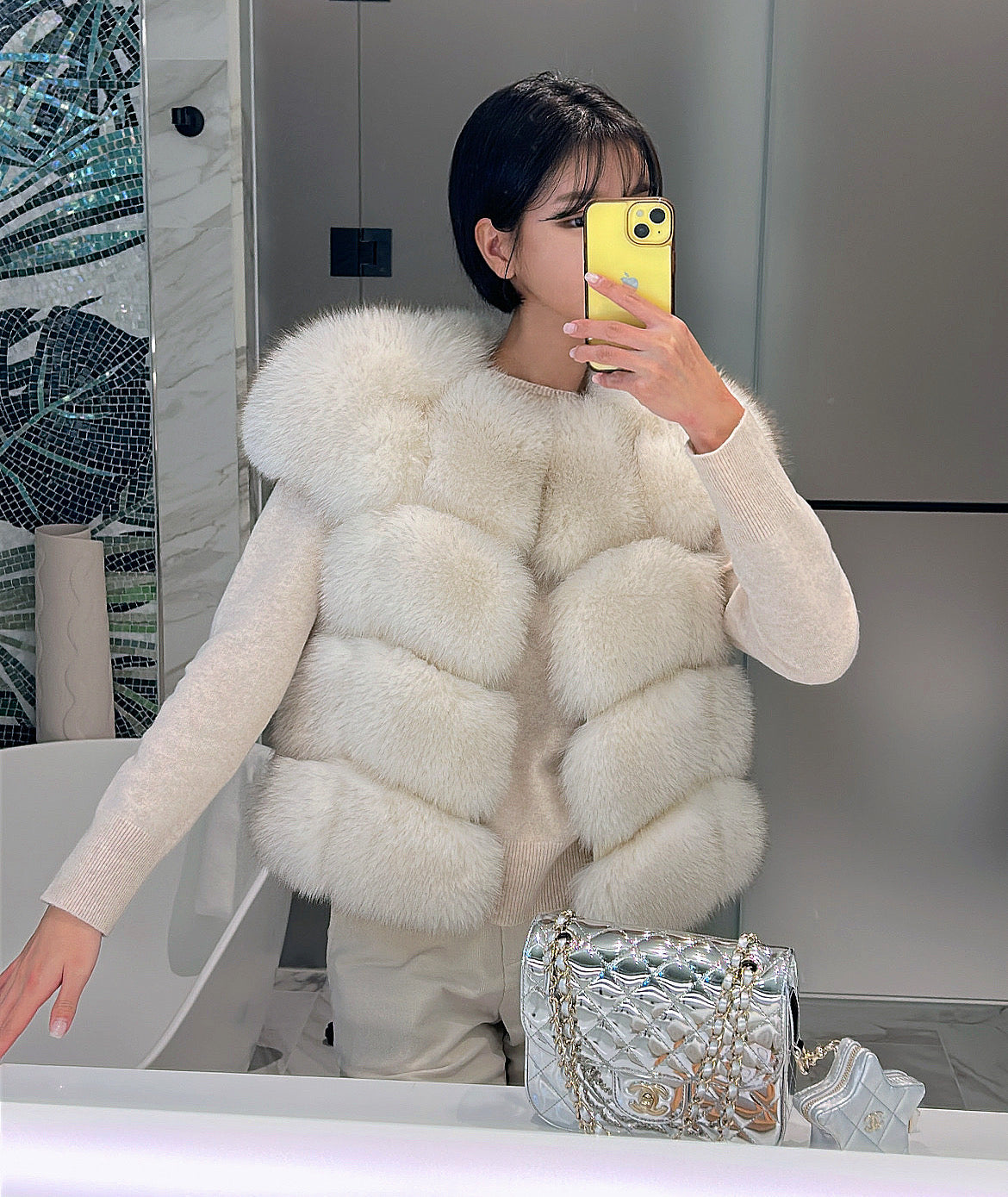 Sleeveless Saga Fur Vest