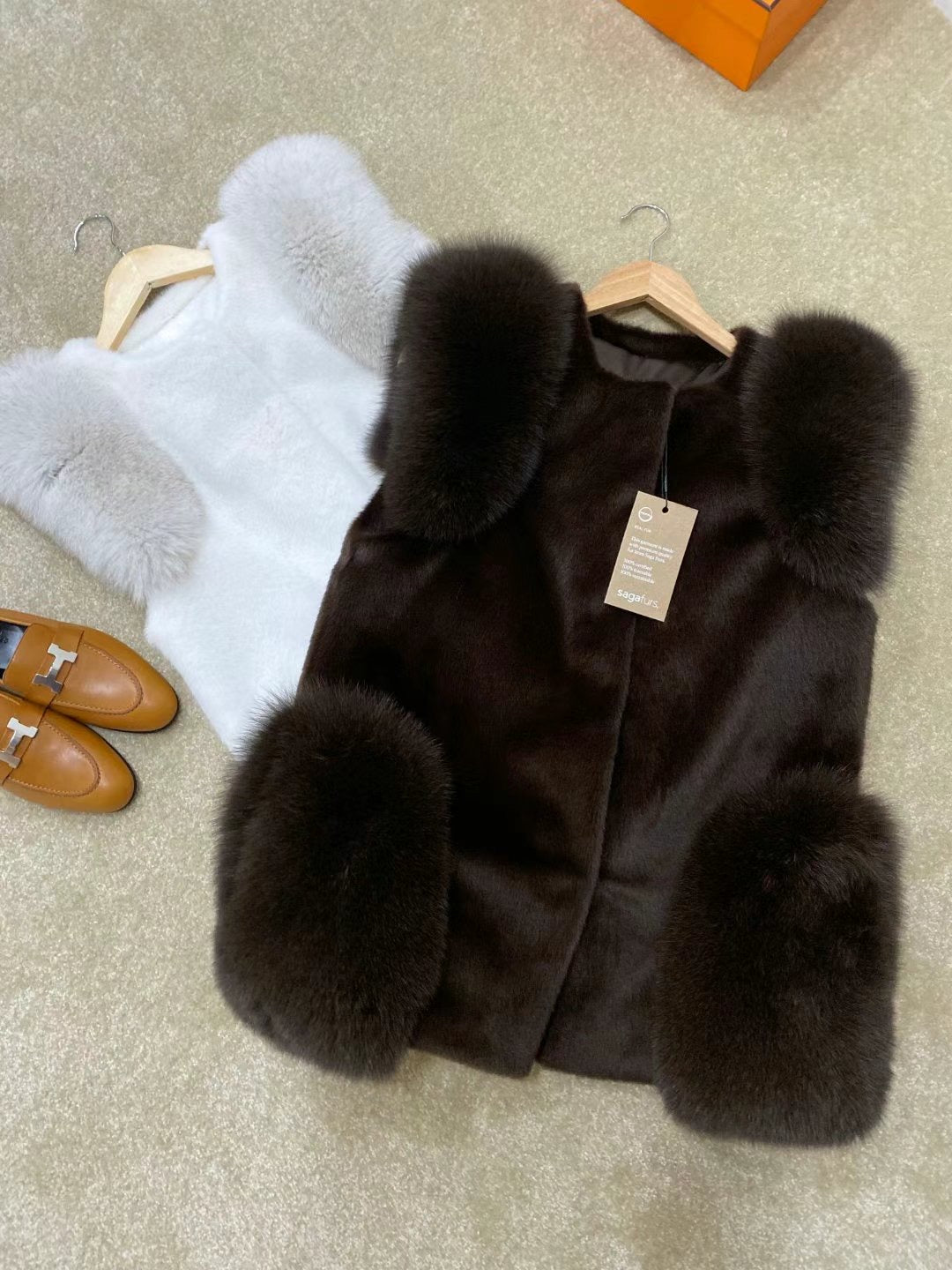 Sleeveless Saga Fur Vest