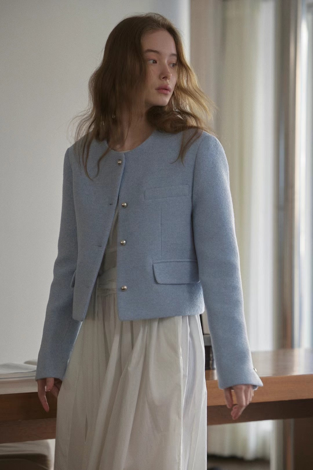 Classic Fine Knit Blazer * 2 colors