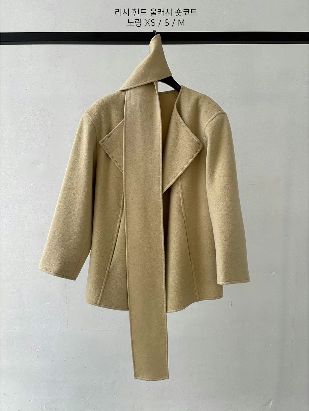 Cashmere Wool Wrap Coat