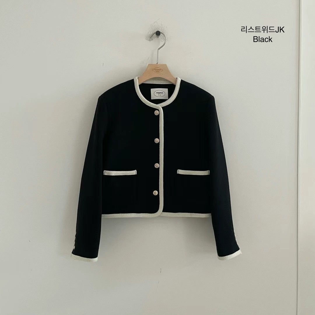 Vergamot Monochrome Tweed Blazer