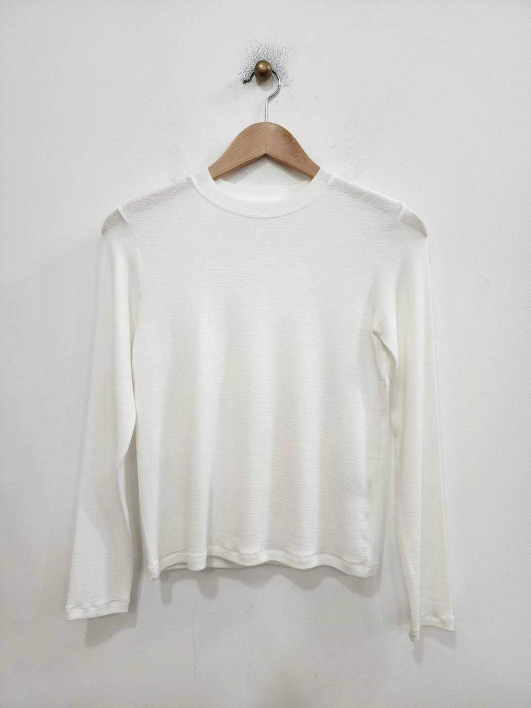 Wool Tencel Crewneck Tee