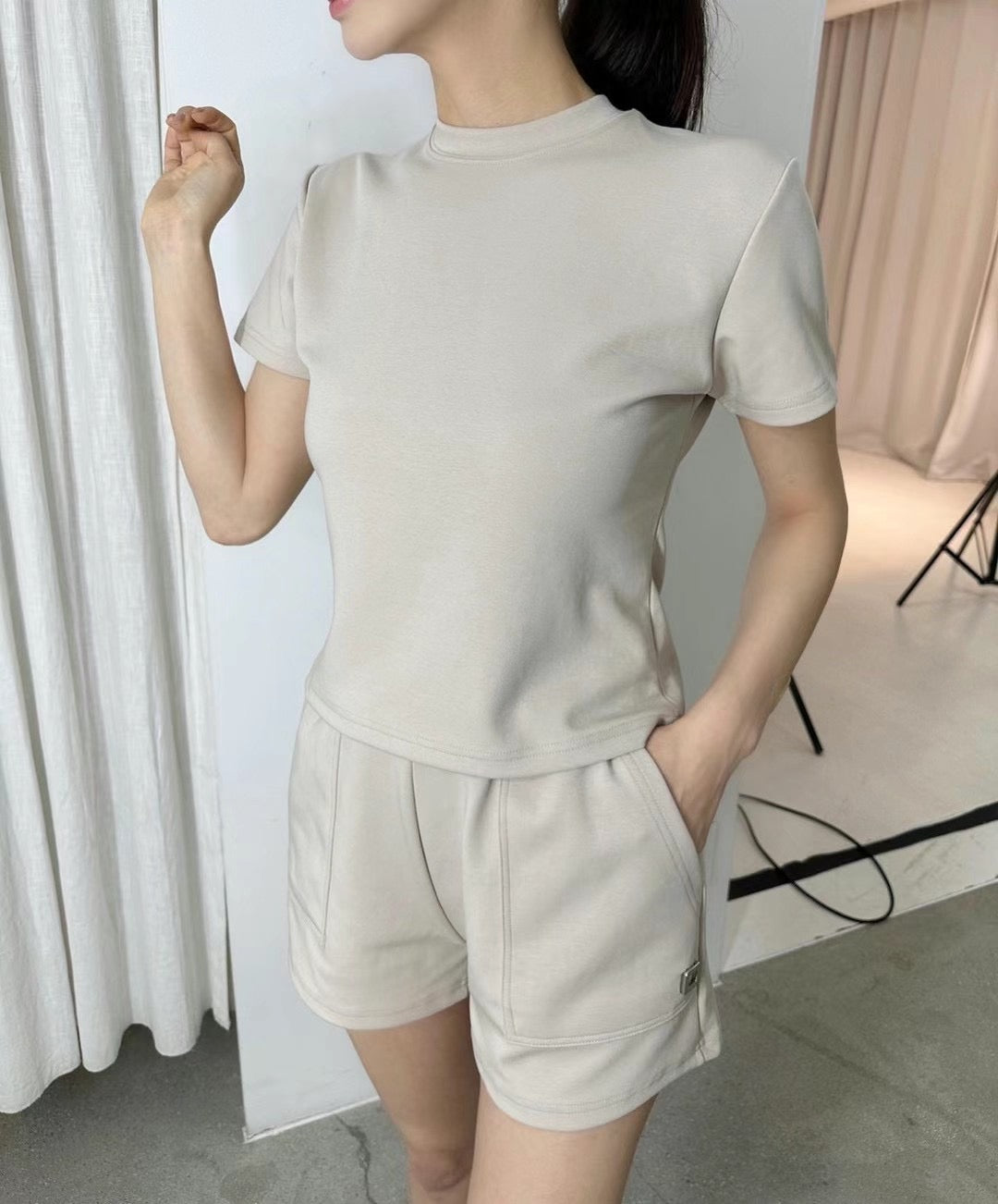 Short Sleeve Tee Shorts Set