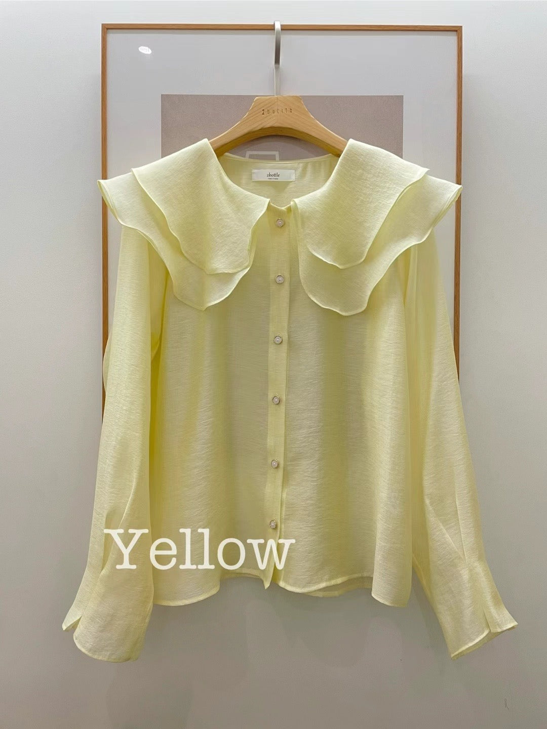 ‘Clara’ Chiffon Ruffled Blouse