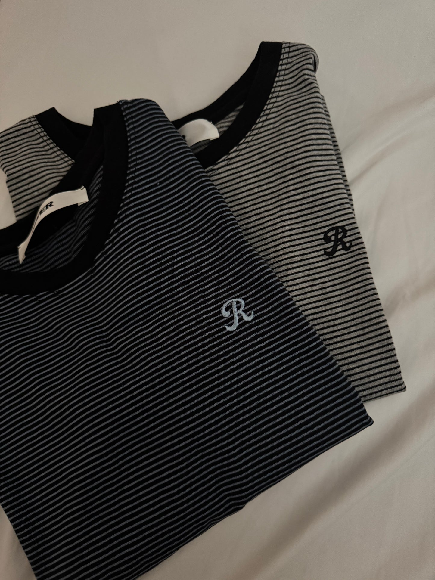 R Pinstriped Tee