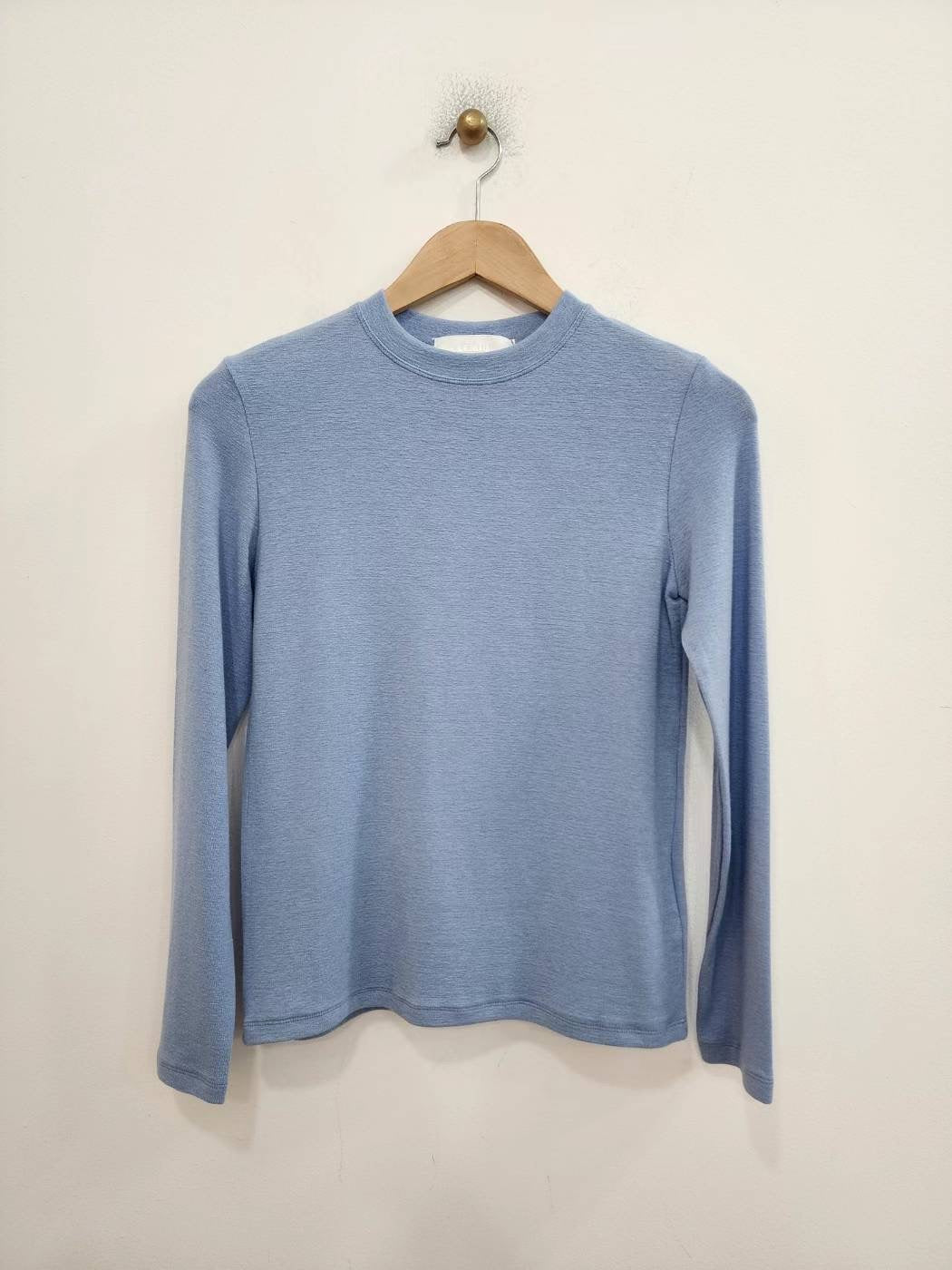 Wool Tencel Crewneck Tee