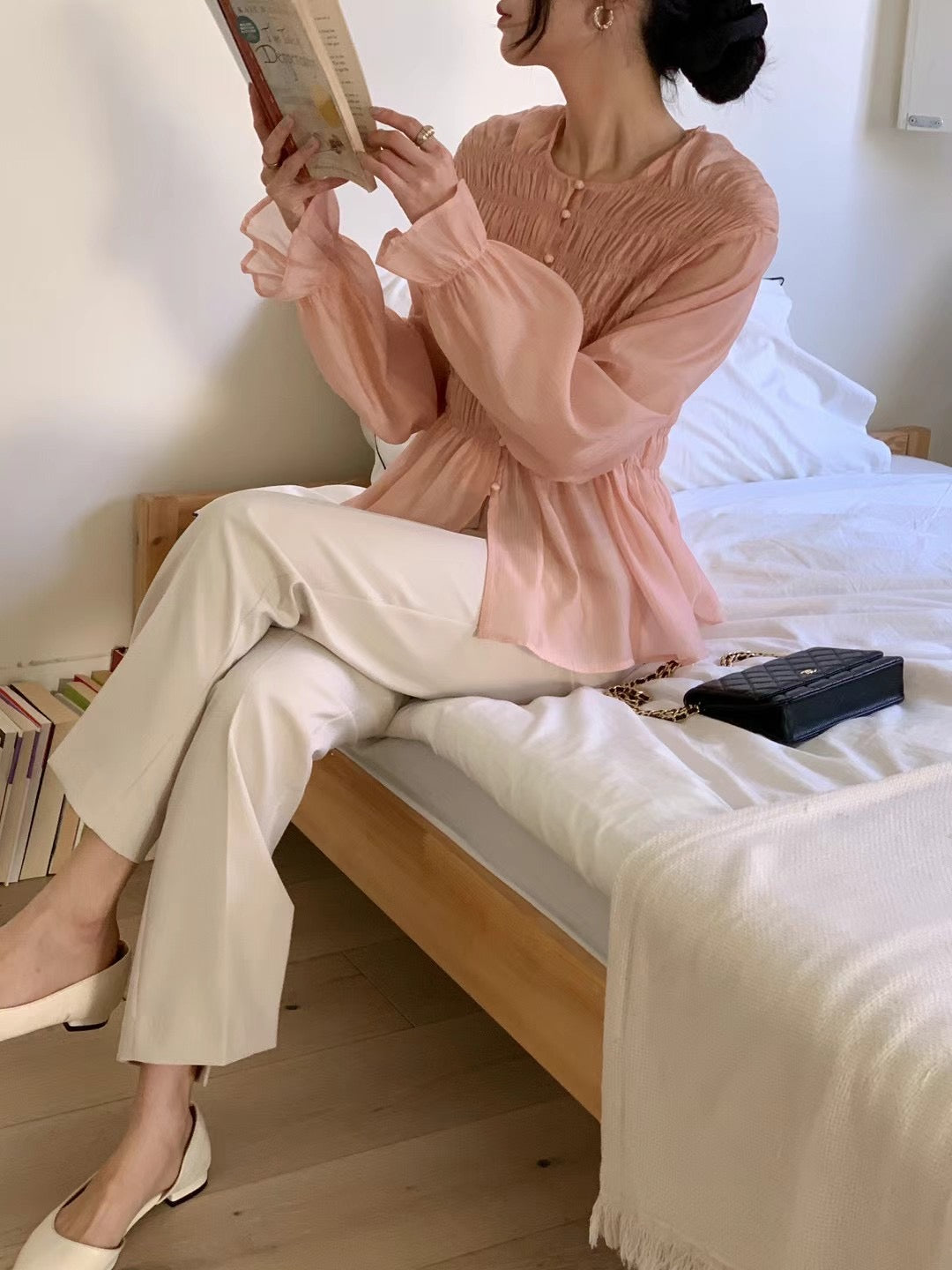 Chiffon Crinkle Blouse
