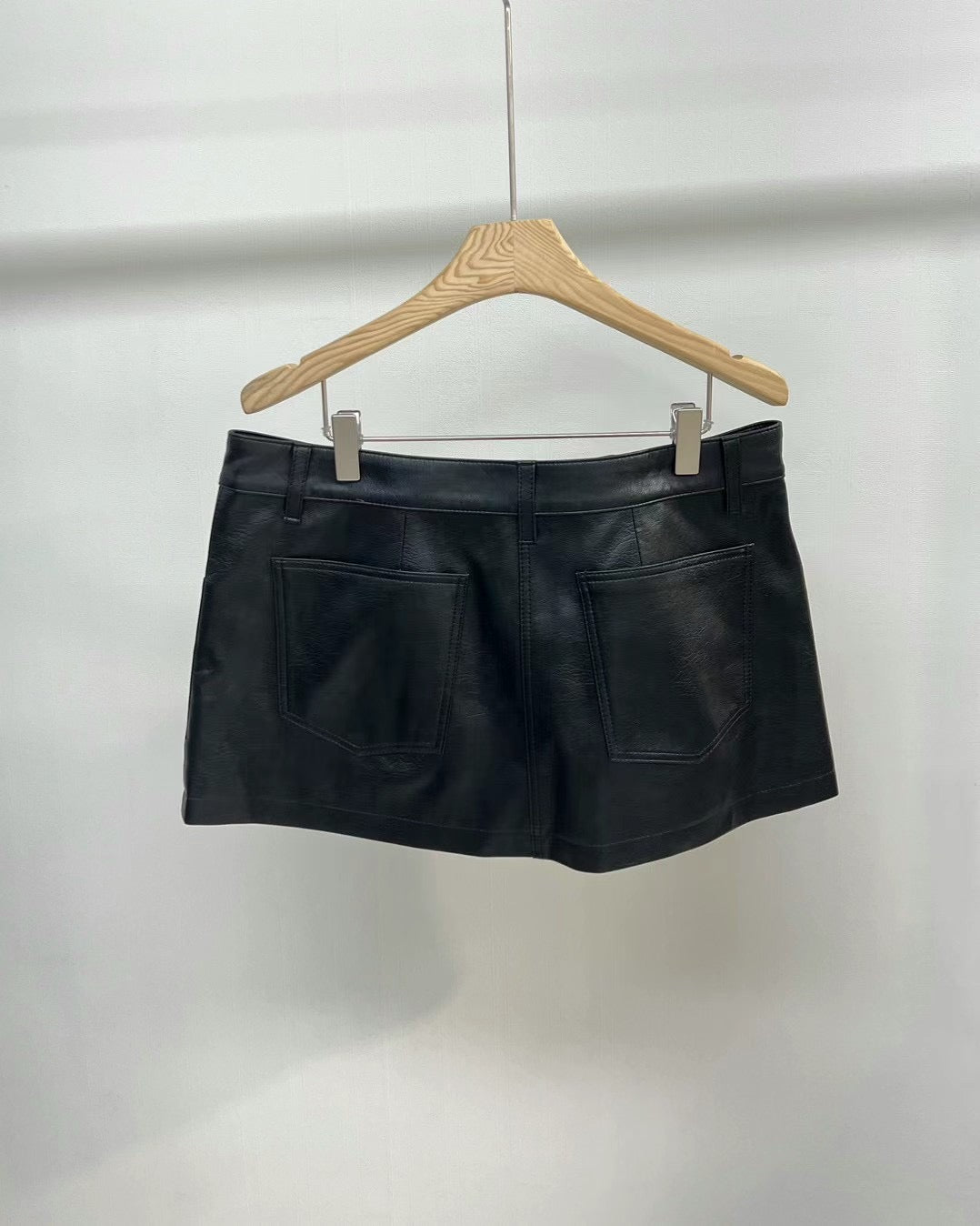 Flaunt Faux Leather Mini Skirt