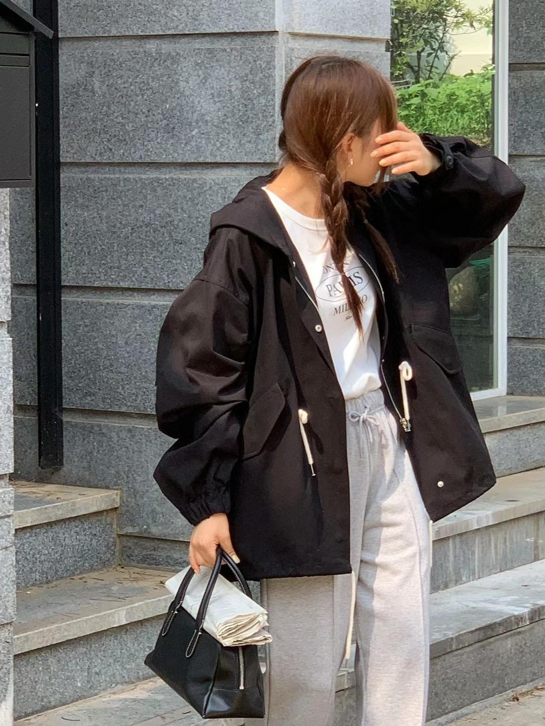 Oversized Hooded Parka Jacket *3 Colors