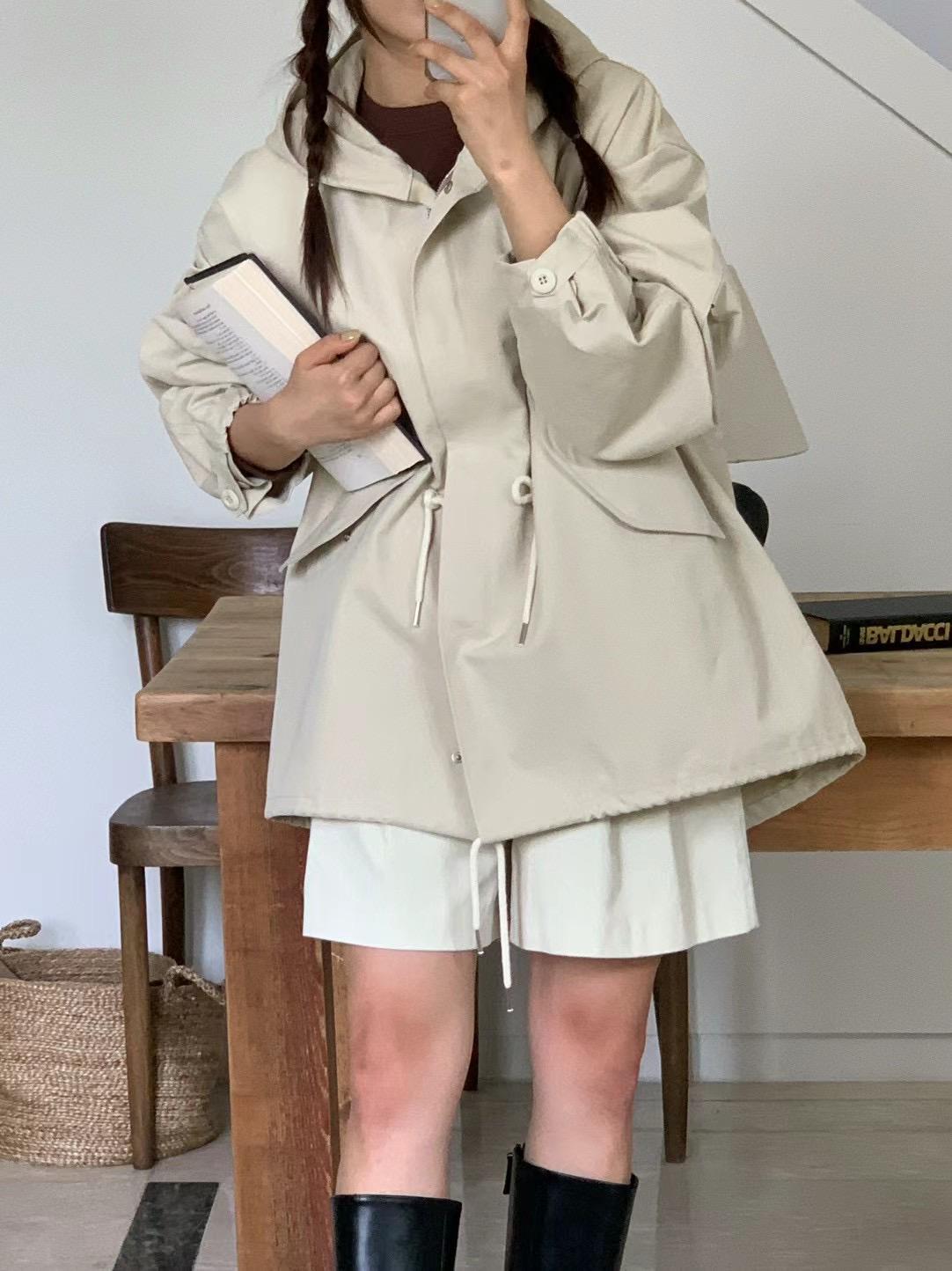 Oversized Hooded Parka Jacket *3 Colors