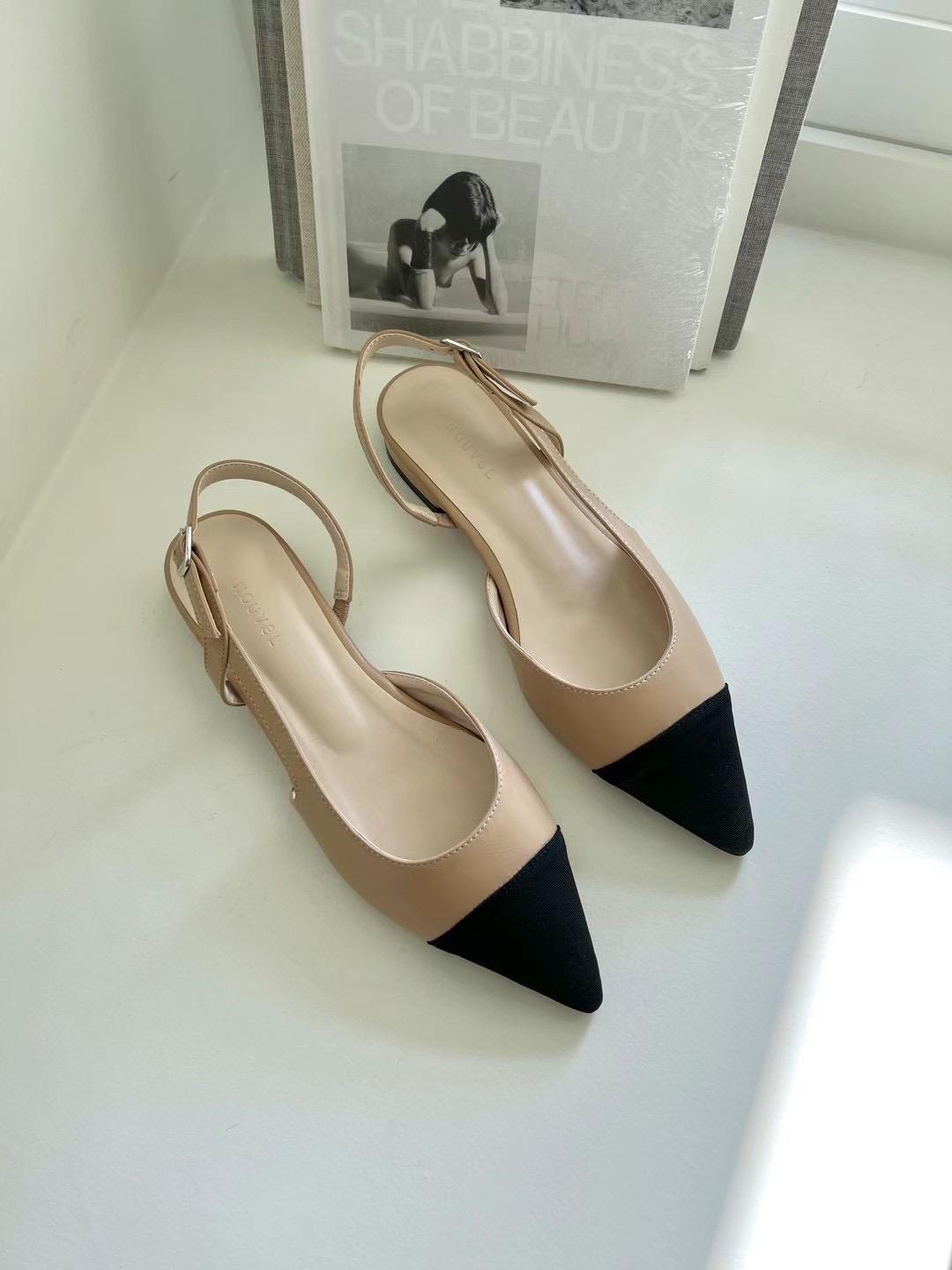 Pointed-Toe Slingback Sandals *3 Colors